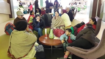 Indian Group awaiting transfer to airport-2605